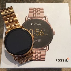 Fossil Q Wander rose gold watch
